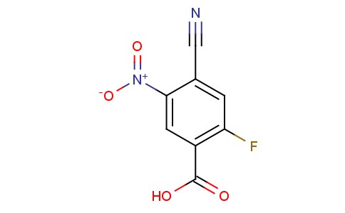 4-氰基-2-氟-5-硝基苯甲酸