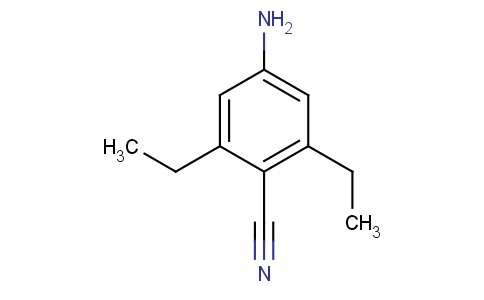 4-amino-2,6-diethylbenzonitrile