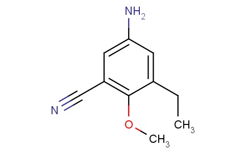 5-amino-3-ethyl-2-methoxybenzonitrile