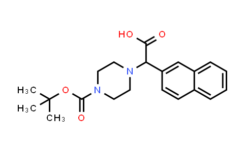 1-Boc-4-(carboxy-naphthalen-2-yl-methyl)-piperazine