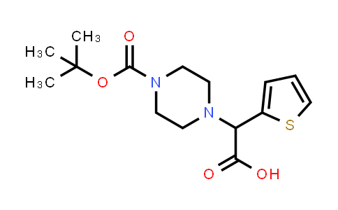 1-Boc-4-(carboxy-thiophen-2-yl-methyl)-piperazine