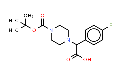 2-(4-Boc-piperazinyl)-α-(3-fluoro-phenyl)acetic acid