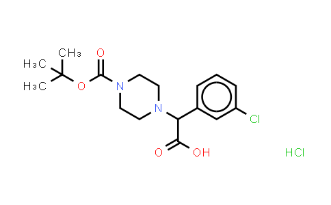 2-(4-Boc-piperazinyl)-α-(3-chloro-phenyl)acetic acid