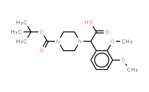 2-(4-Boc-piperazinyl)-α-(2,3-dimethoxy-phenyl)acetic acid