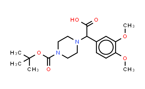 2-(4-Boc-piperazinyl)-α-(3,4-dimethoxy-phenyl)acetic acid