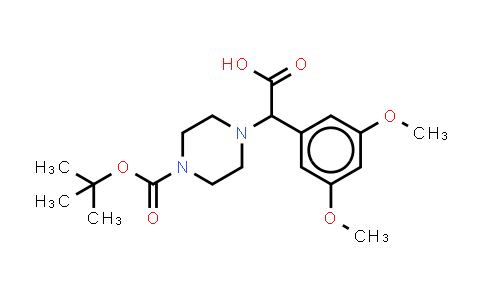 2-(4-Boc-piperazinyl)-α-(3,5-dimethoxy-phenyl)acetic acid