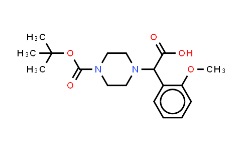 2-(4-Boc-piperazinyl)-α-(2-methoxy-phenyl)acetic acid