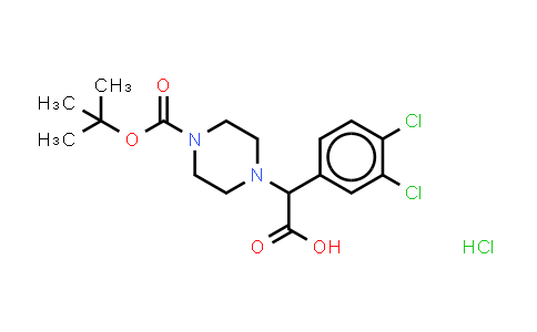 2-(4-Boc-piperazinyl)-α-(3,4-dichloro-phenyl)acetic acid
