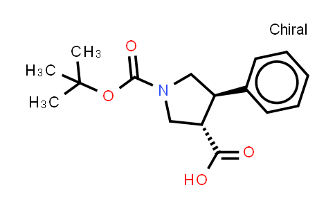 Boc-(±)-trans-4-Phenyl-pyrrolidine-3-carboxylic acid