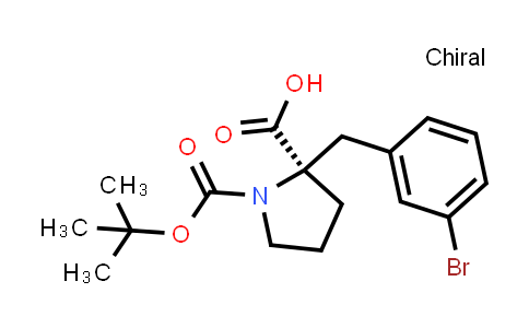Boc-(R)-α-(3-bromo-benzyl)-proline