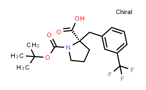 Boc-(R)-α-(3-trifluoromethyl-benzyl)-proline