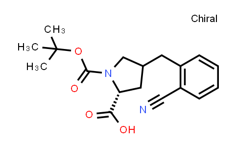 Boc-(R)-γ-(2-cyano-benzyl)-L-proline