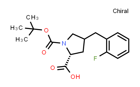Boc-(R)-γ-(2-fluoro-benzyl)-L-proline