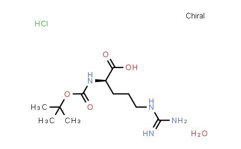 Nα-(叔丁氧羰基)-D-精氨酸盐酸盐一水合物
