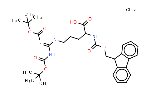 N-[(9H-芴-9-基甲基)羰基]-N',N''-二[叔丁氧羰基]-D-精氨酸