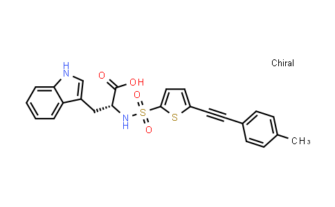 (R)-3-(1H-Indol-3-yl)-2-(5-p-tolylethynyl-thiophene-2-sulfonylamino)-propionic acid
