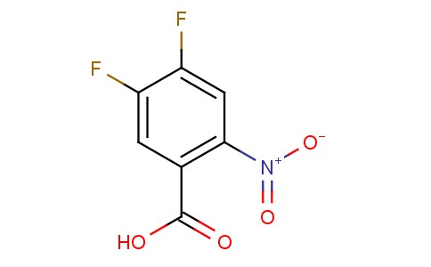 2-硝基-4,5-二氟苯甲酸