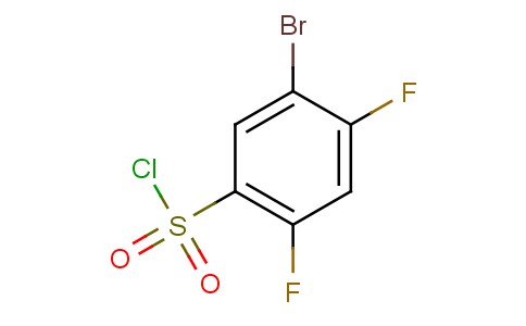5-bromo-2,4-difluorobenzene-1-sulfonyl chloride