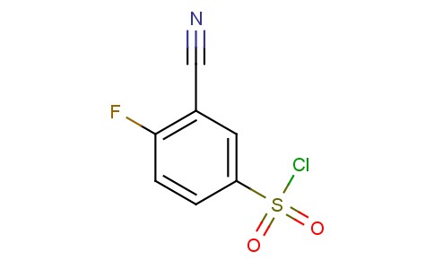 3-Cyano-4-fluorobenzenesulfonyl chloride