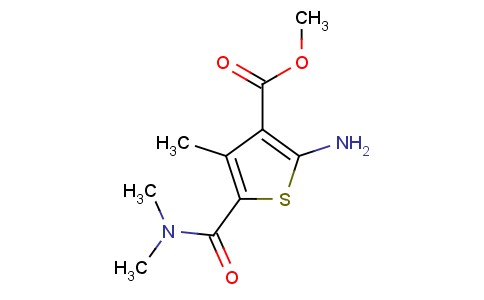 2-Amino-5-dimethylcarbamoyl-4-methylthiophene-3-carboxylic acid methyl ester