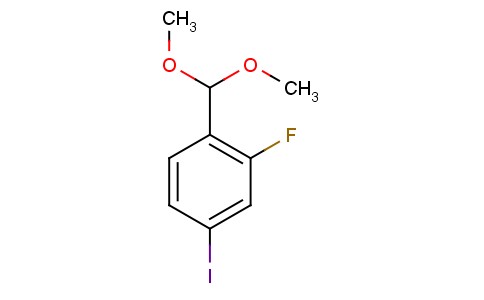 2-氟-4-碘苯甲醛二甲基缩醛
