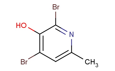 2,4-二溴-3-羟基-6-甲基吡啶