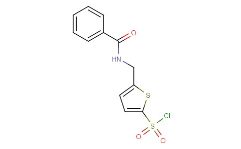 5-ó(苯甲酰胺)甲基]噻酚-2-磺酰氯