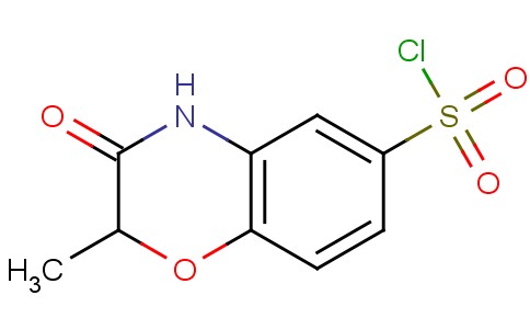 2-Methyl-3-oxo-3,4-dihydro-2H-benzo[1,4]oxazine-6-sulfonyl chloride