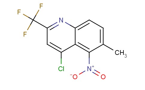 4-Chloro-6-methyl-5-nitro-2-(trifluoromethyl)quinoline