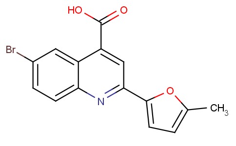 6-Bromo-2-(5-methyl-furan-2-yl)quinoline-4-carboxylic acid 