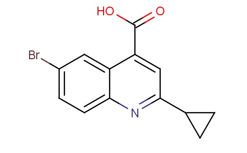 6-Bromo-2-cyclopropylquinoline-4-carboxylic acid 