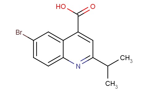 6-Bromo-2-isopropylquinoline-4-carboxylic acid  