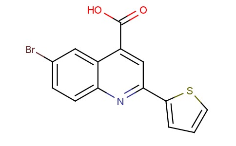 6-Bromo-2-thiophen-2-yl-quinoline-4-carboxylicacid
