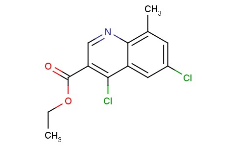 4,6-Dichloro-8-methylquinoline-3-carboxylic ethyl ester