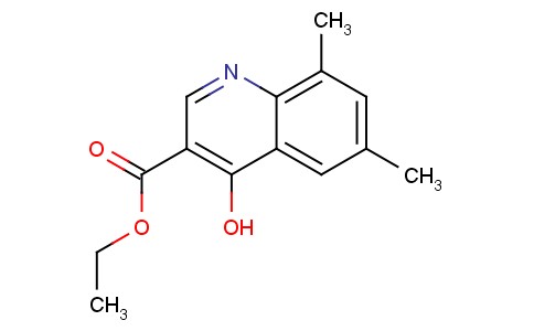 4-Hydroxy-6,8-dimethylquinoline-3-carboxylic ethyl ester 