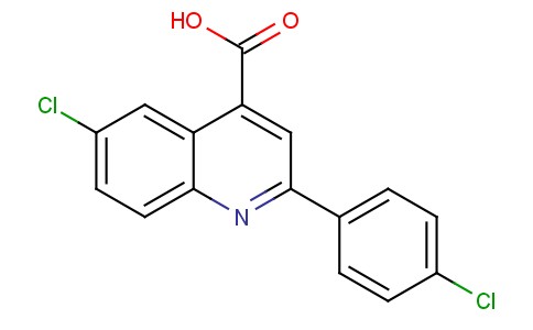 6-Chloro-2-(4-chlorophenyl)-4-quinoline carboxylic acid 