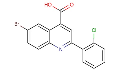 6-Bromo-2-(2-chlorophenyl)quinoline-4-carboxylicacid