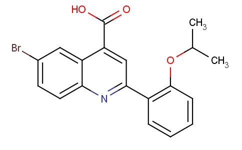 6-Bromo-2-(2-isopropoxyphenyl)quinoline-4-carboxylic acid 