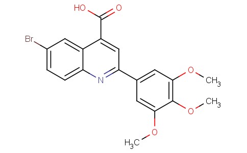 6-Bromo-2-(3,4,5-trimethoxy-phenyl)-quinoline-4-carboxylic acid