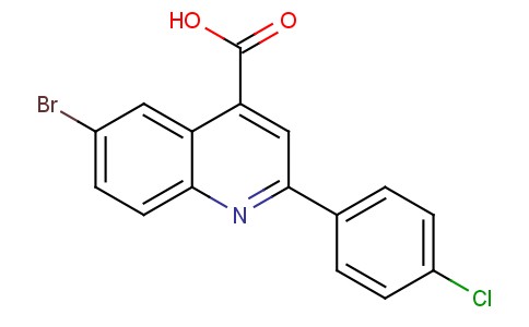 6-Bromo-2-(4-chlorophenyl)quinoline-4-carboxylicacid