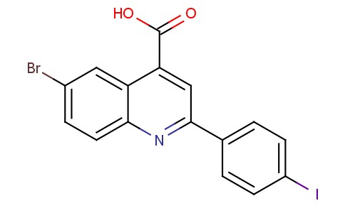 6-Bromo-2-(4-iodophenyl)quinoline-4-carboxylicacid  