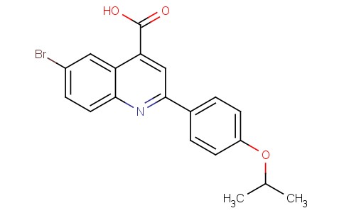 6-Bromo-2-(4-isopropoxyphenyl)quinoline-4-carboxylic acid 
