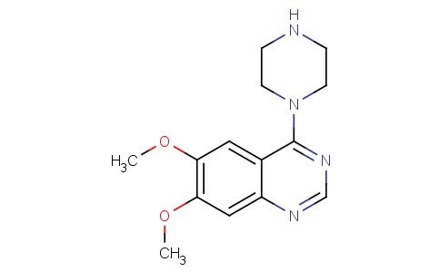 6,7-二甲氧基-4-哌嗪-1-基-喹唑啉