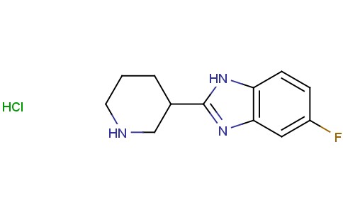 5-Fluoro-2-piperidin-3-yl-1H-benzoimidazole hydrochloride 