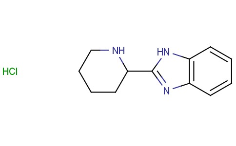 2-Piperidin-2-yl-1H-benzoimidazole hydrochloride 
