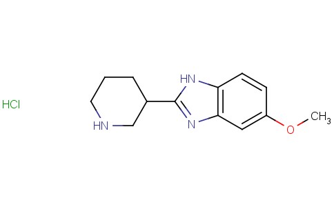 5-Methoxy-2-piperidin-3-yl-1H-benzoimidazole hydrochloride 