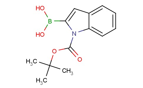 1-(叔丁氧基羰酰)-1H-吲哚-2-硼酸