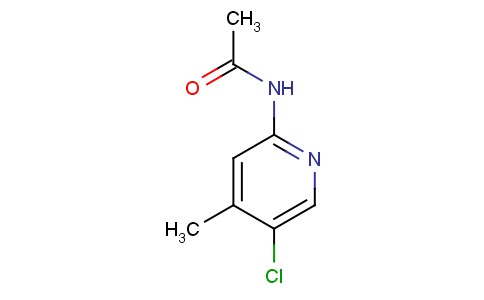 2-acetamido-5-chloro-4-picoline 