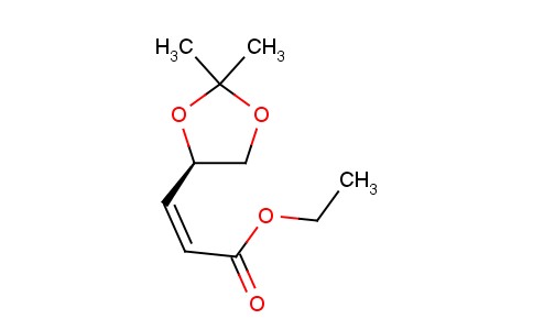 Ethyl (R)-cis-3-(2,2-dimethyl-1,3-dioxolan-4-yl)propenoate 
