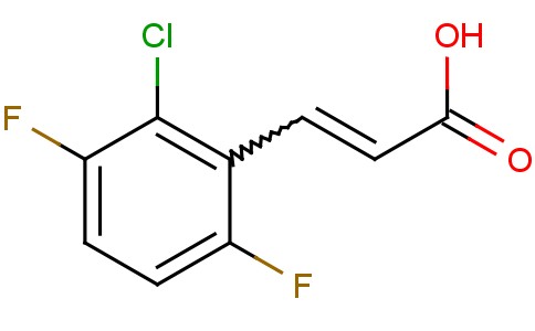 2-Chloro-3,6-difluorocinnamic Acid 